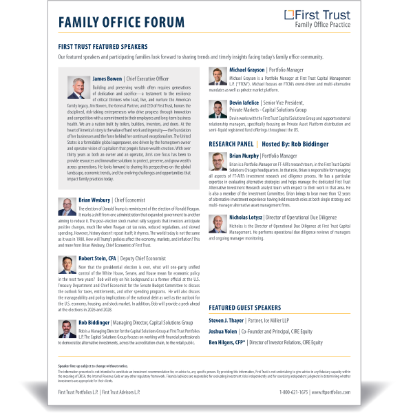 Family Office Forum